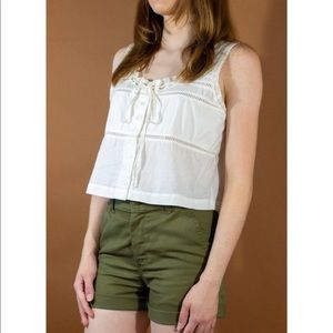 Victoria’s Secret rare vintage gold label lace blouse.